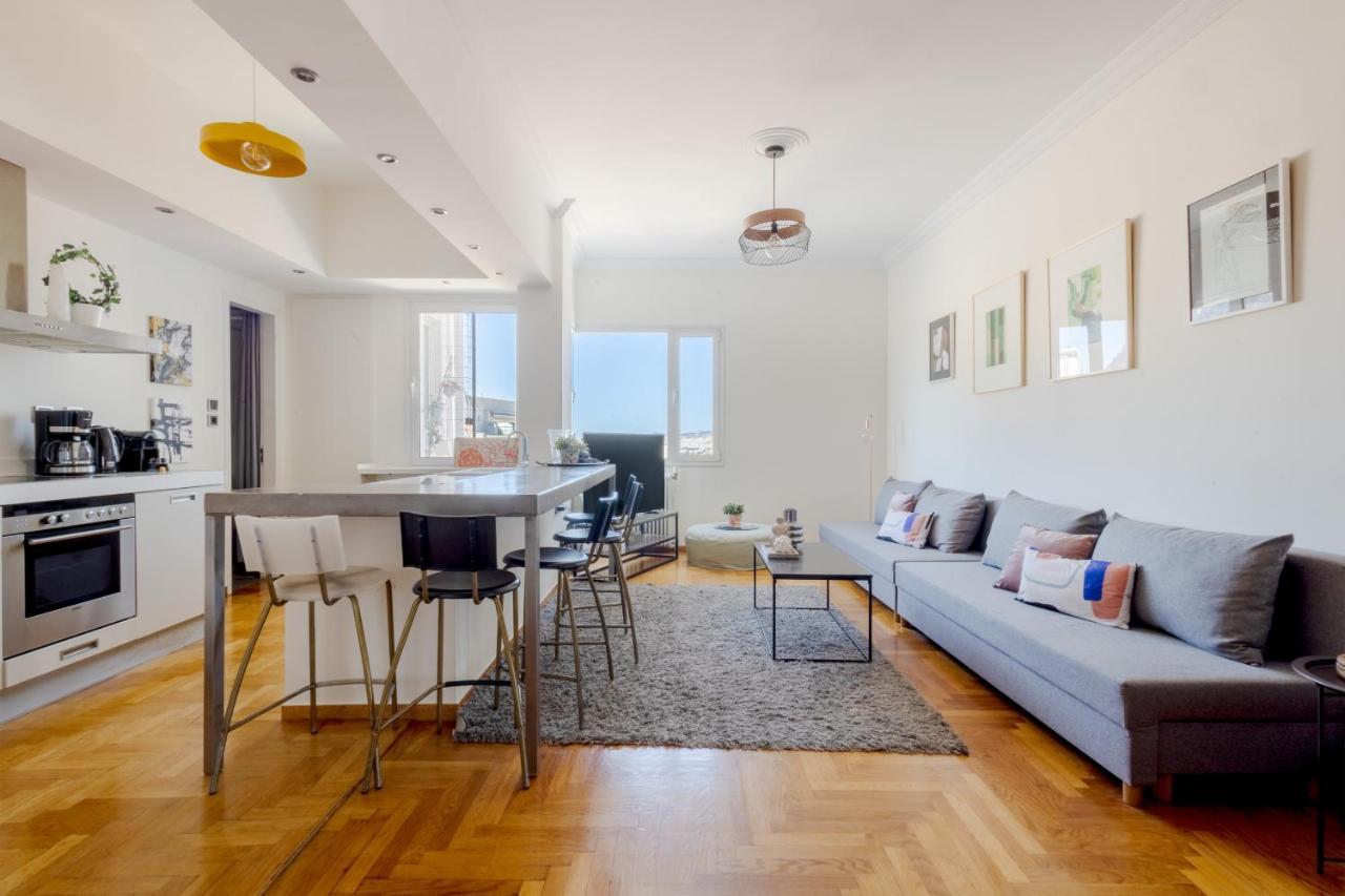 3 Bdr Apt Incredible Acropolis View Athena Bagian luar foto